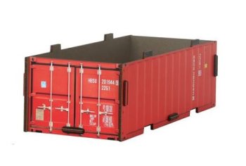 Container Stapelkiste klein - hellrot